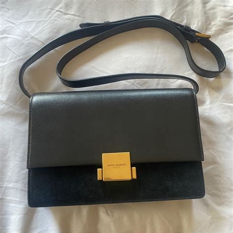 yves saint laurent bellechasse bag|Yves Saint Laurent Black Leather/Suede Medium Bellechasse .